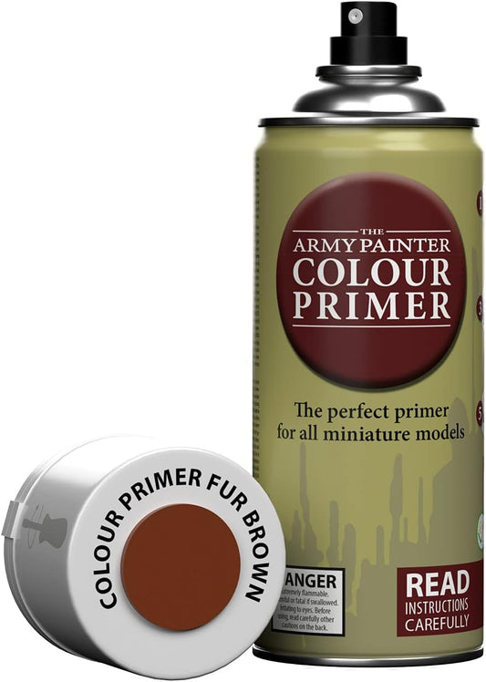 The Army Painter Color Primer Spray Paint, Fur Brown, 400ml