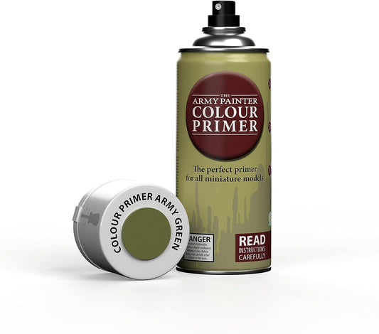 The Army Painter Color Primer Spray Paint, Army Green, 400ml