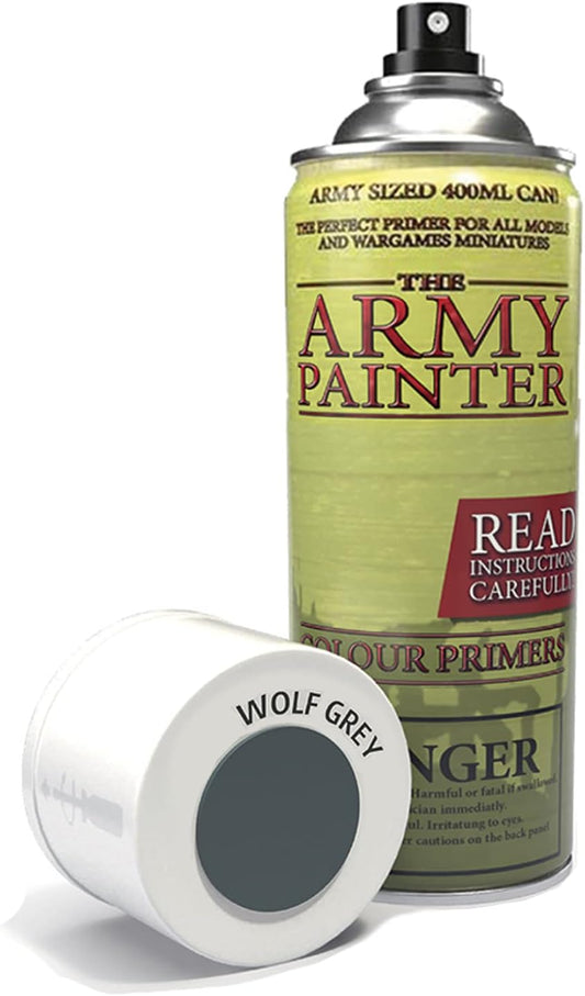 The Army Painter Color Primer Spray Paint, Wolf Grey, 400ml
