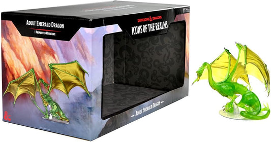 Dungeons & Dragons: Icons of the Realms Adult Emerald Dragon Premium Figure