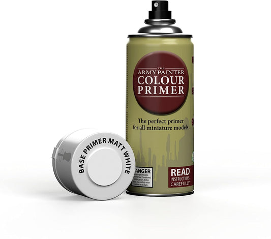 The Army Painter Color Primer Spray Paint, Matt White, 400ml