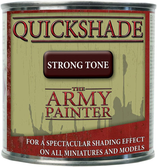 The Army Painter Quickshade Miniature Varnish for Miniature Painting, Strong Tone Model Paint Quickshade Varnish, Pot/Can, (250 ml), Approximately 8.45 oz