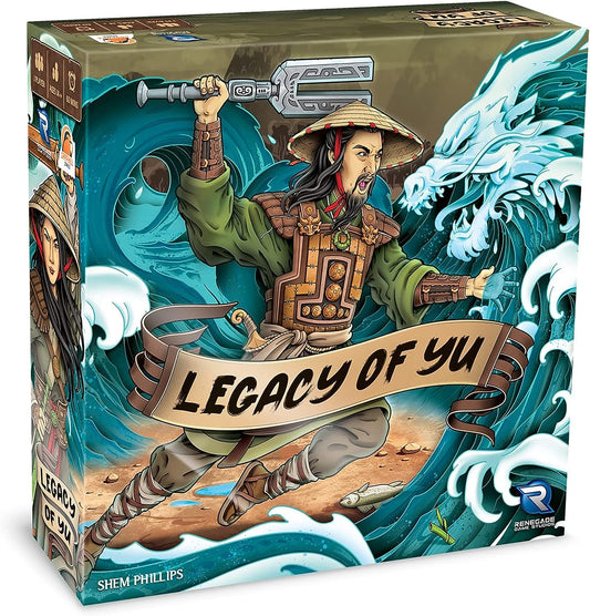 Legacy of Yu - Solo Campaign Style Board Game, Set in Ancient China, Garphill Games, Renegade, Ages 14+