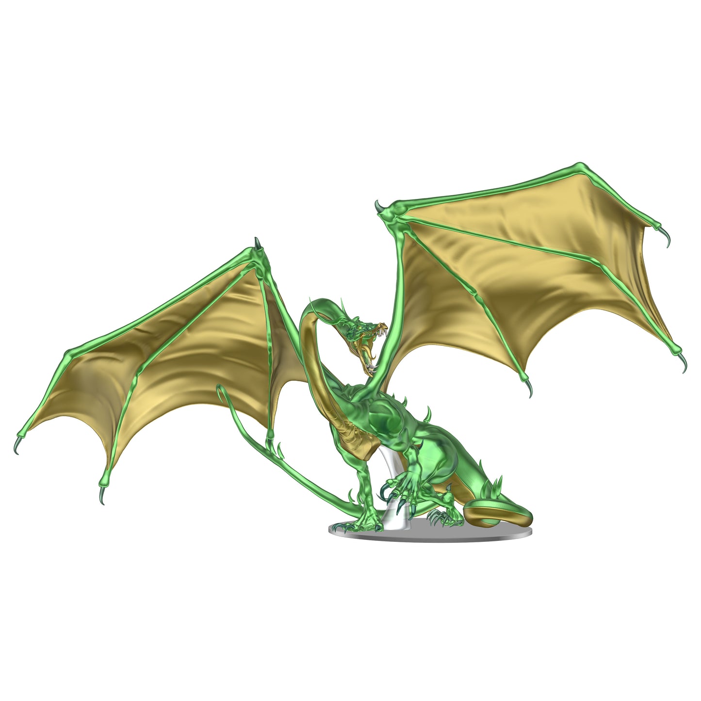 Dungeons & Dragons: Icons of the Realms Adult Emerald Dragon Premium Figure