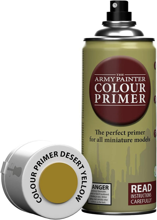 The Army Painter Color Primer Spray Paint, Desert Yellow, 400ml